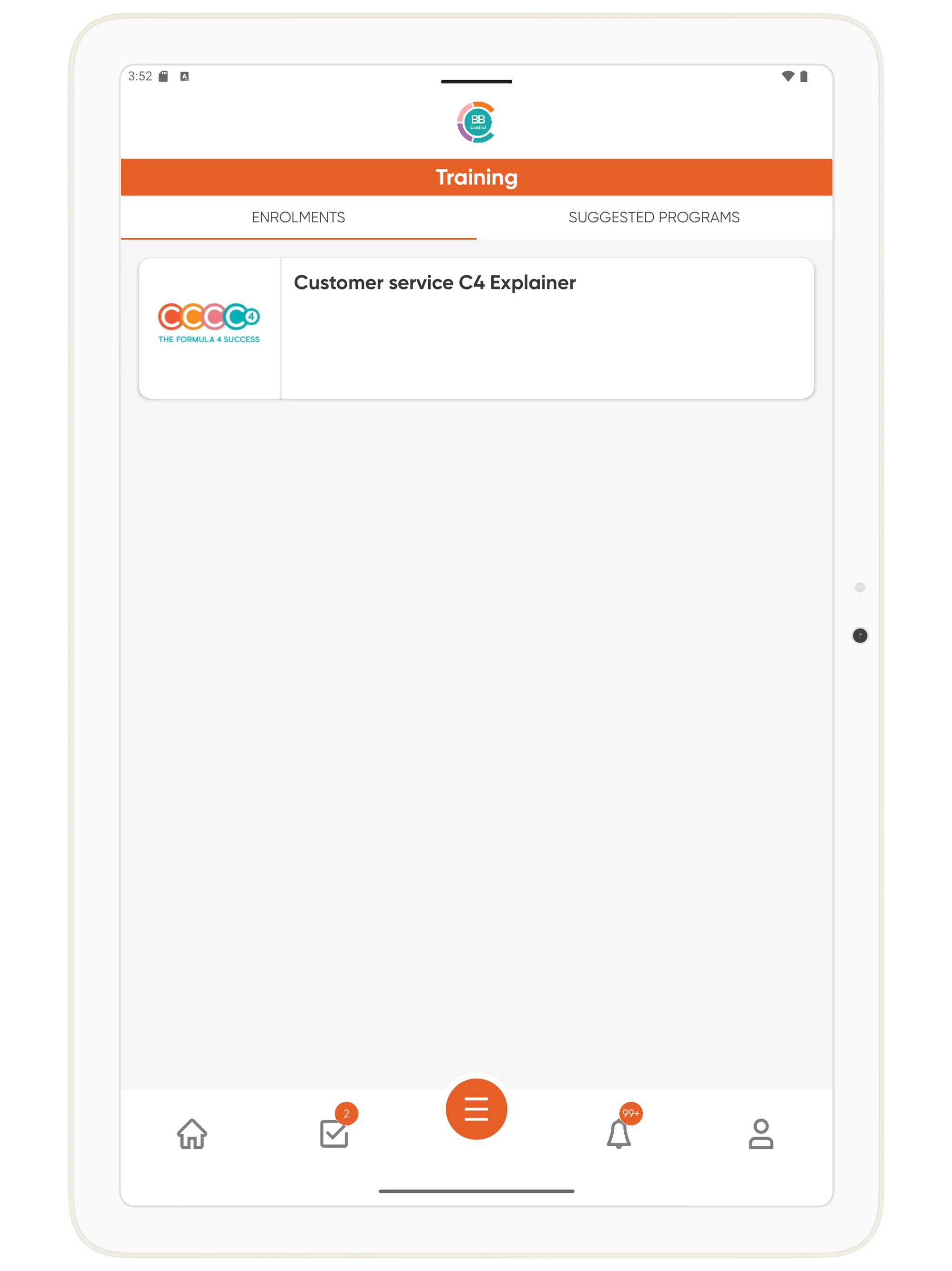 BB Central screenshot
